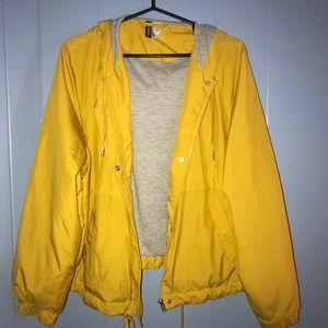 Yellow Cropped Jacket